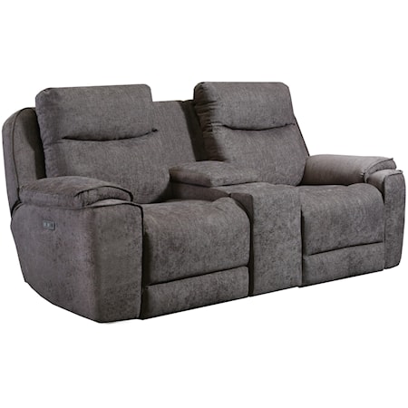 Pwr Hdrst Loveseat w/ Console, Hidden Cuphol